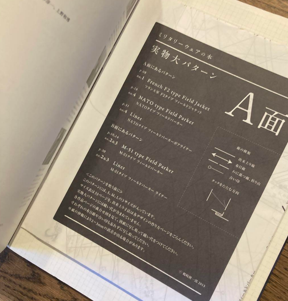 MENS Military Jacket Book Pattern Sewing book - Japanese Craft Book