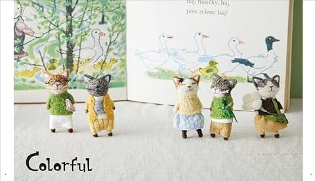 Wool felt little cat army (MTK Sheep)- Japanese Craft Book
