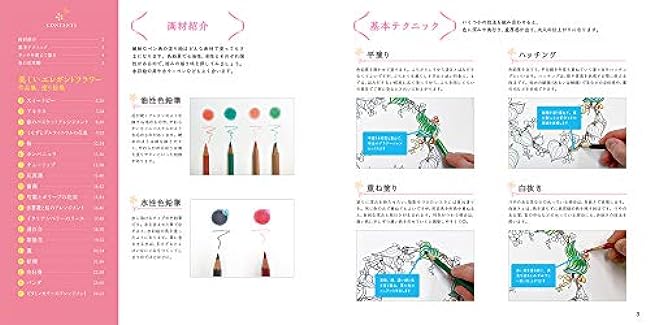 Sketch coloring book for adults - Beautiful elegant flowers - Colorful language of flowers - Japanese Coloring Book