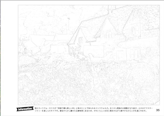 Travel to 62 cities around the world - Photo coloring book Japanese Coloring Book
