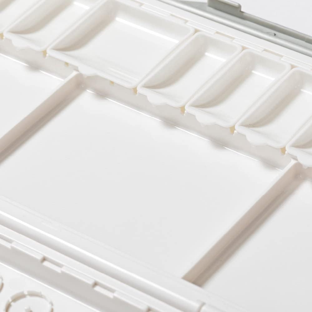 Holbein Watercolor Palette with Removable Compartments RP-24, 24-Well (Includes 26 Small and 4 Large Cups) 210191