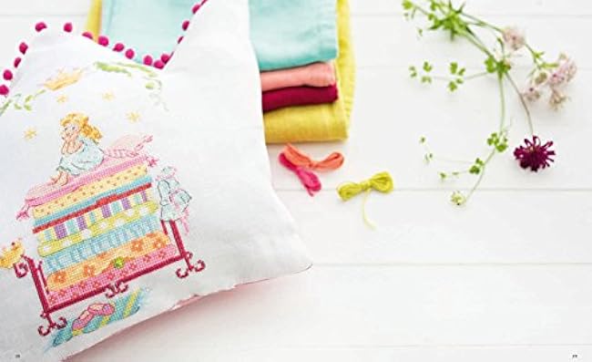 Fairy tale cross stitch from Paris Enjoy nostalgia with 270 motifs  - Japanese Craft Book