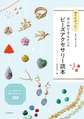 Packed with things you wanted to know! A beginner's guide to bead accessories: 280 tips to make beading more fun Japanese Craft Book