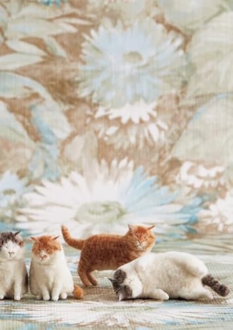 Tenori cat made from wool felt - Japanese Craft Book