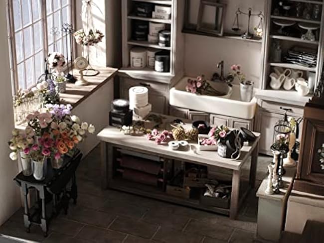 A small rose specialty store in Paris, France. miniature rose book