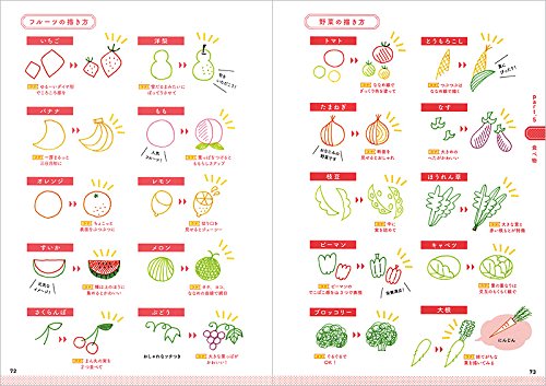 Cute ball point pen illustration book - Japanese Craft Book