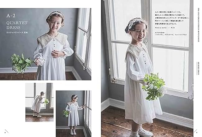 Eternal dresses for girls - The Girl's Dress Patterns Sewing Book - Japanese Craft Book