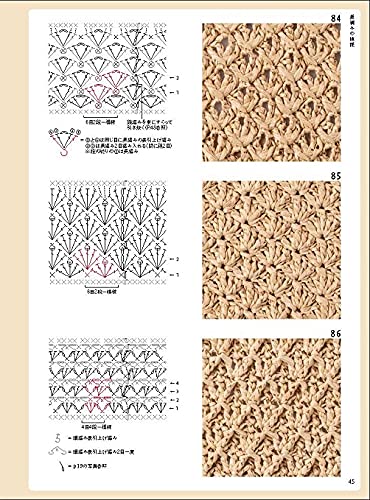 Basket bag knitted with your favorite pattern 100 patterns x 5 bottoms x 6 handles = 3000 patterns - Japanese Craft Book