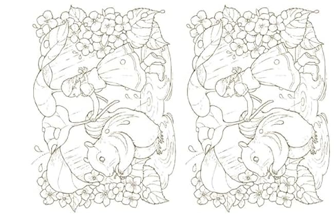 Revised version of my coloring book POST CARD BOOK Story of a Forest Girl Japanese Coloring Book