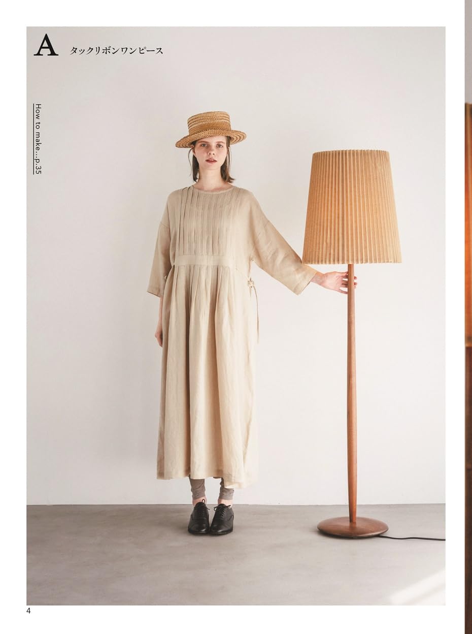 Clothes that bring light to everyday life: A comfortable wardrobe of linen and cotton - Japanese Craft Book