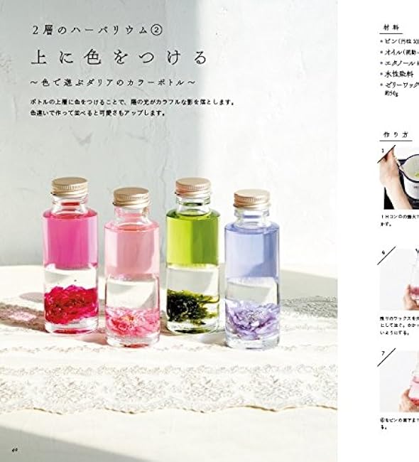 Textbook for making herbariums: Plant Specimen - Even beginners can make them successfully! - Japanese Craft Book