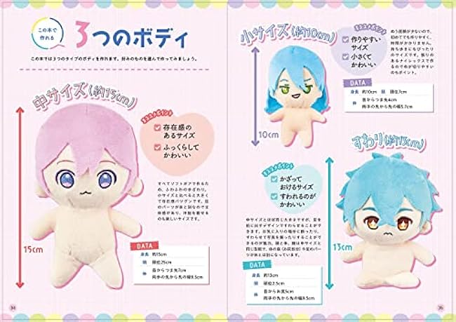 Even a First-Timer Can Make It! Cute Plushie & Plush Clothes s Sewing patterns miniature clothes - Japanese Craft Book