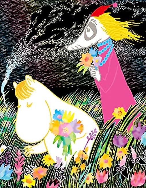 MOOMIN The story of Moominvalley The world of Tove Jansson - Japanese Healing Scratch Art Book