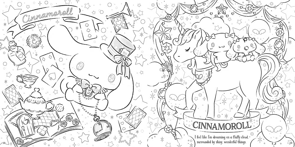 Cinnamoroll play coloring book - Japanese Coloring Book
