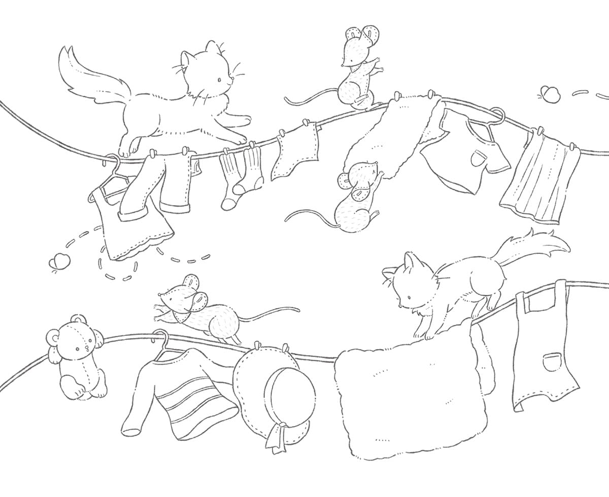 Midnight Tea Party with Stuffed Animals (TOKIMEKU series Ver. 8) - Exciting Coloring Book Series - Japanese Coloring Book