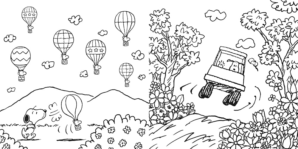 LOVE SNOOPY Coloring Lesson Book - Japanese Craft Book
