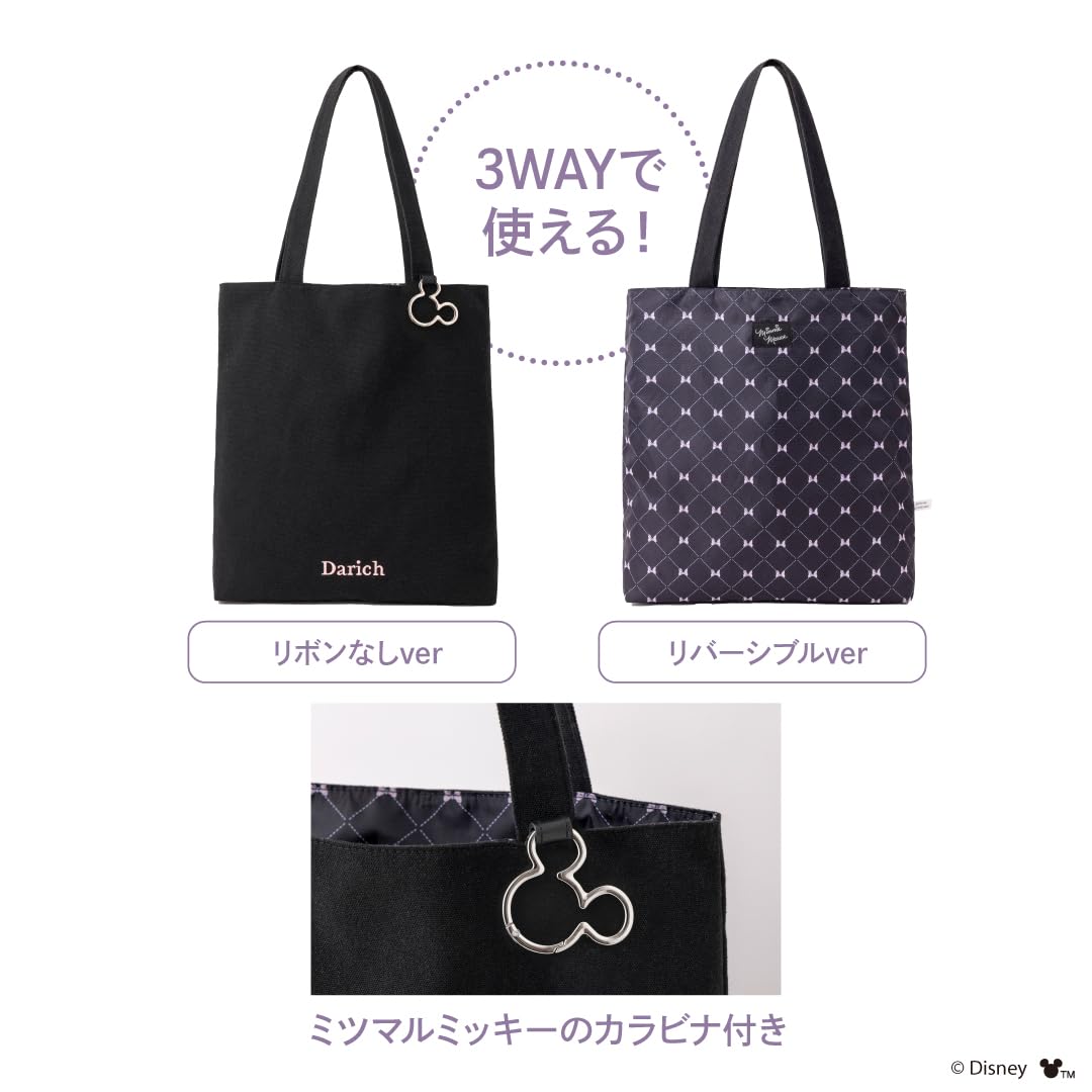 Disney LIFESTYLE BOOK Ribbon Tote Bag by Darich