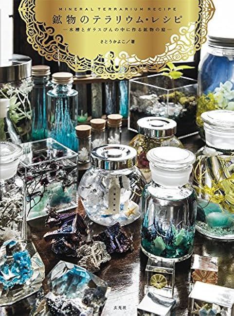 Mineral Terrarium Recipe Mineral garden in an aquarium and glass bottle - Japanese Craft Book