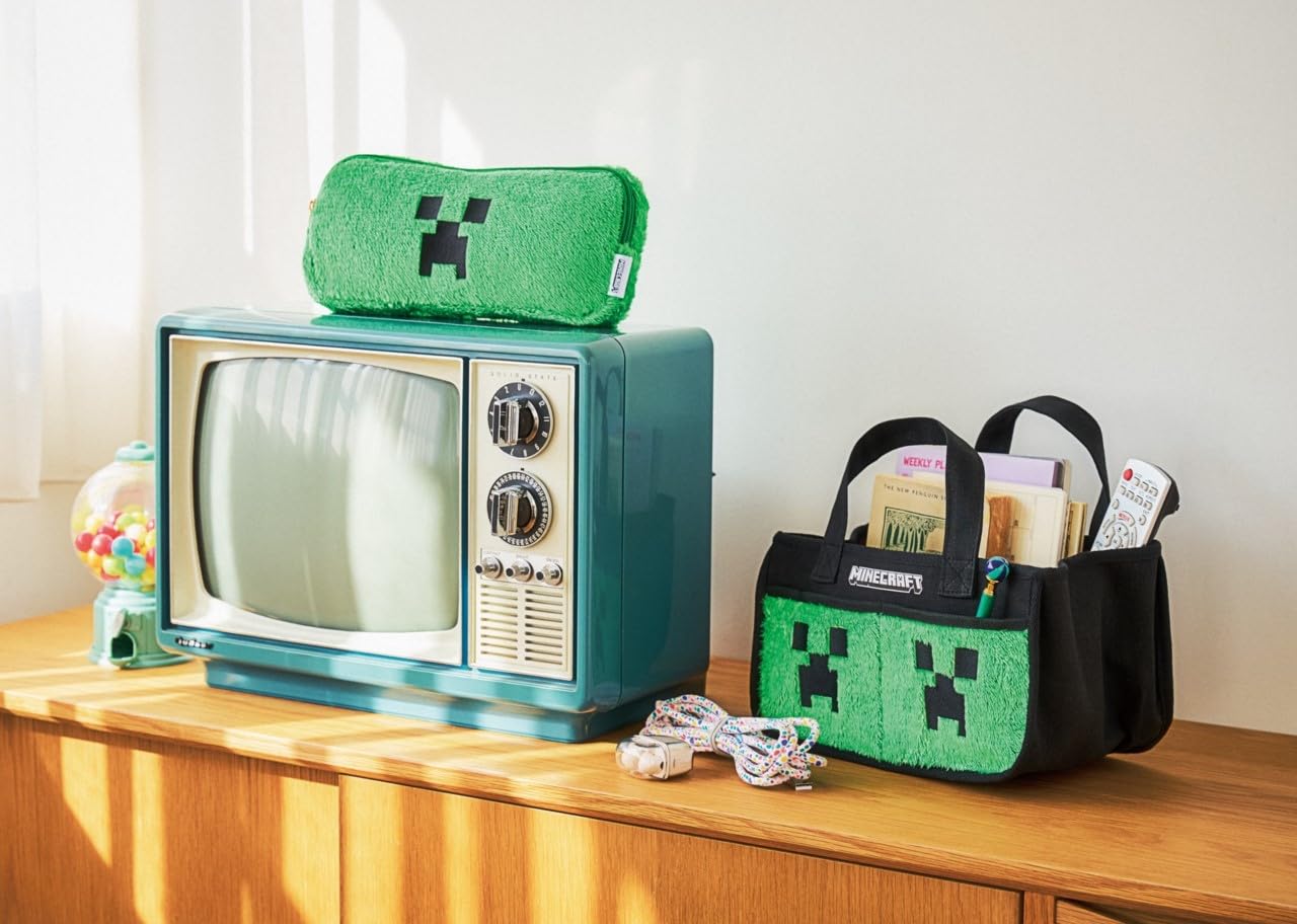 MINECRAFT Tidying up expert interior tote book, Creeper version