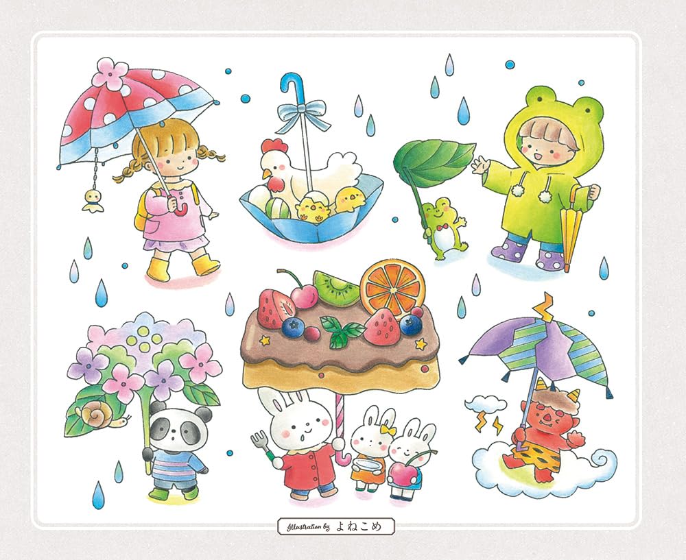 A Little Coloring Day: Colorful Calendar - Japanese Craft Book
