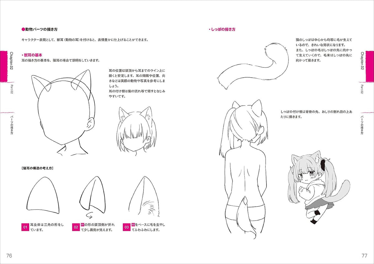 How to draw favorite character illustrations drawing techniques - Japanese Craft Book@