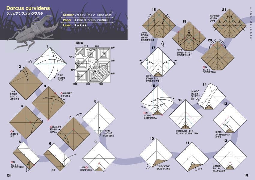 Super Difficult x Super Realistic Origami Insect Premium Makoto Yamaguchi - Japanese Craft Book