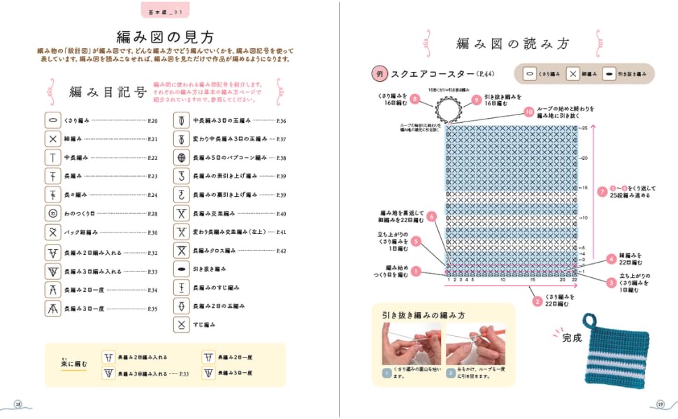 First time knitting: Crochet knitting - Japanese Craft Book