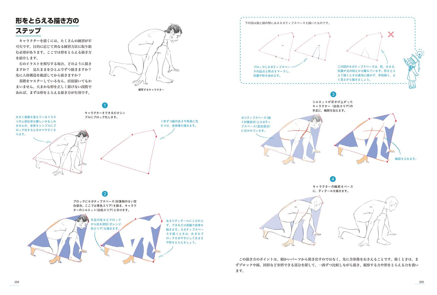 Introduction to drawing the structure and movement of the human body - Complete explanation of important points when drawing the human body Japanese Craft Book