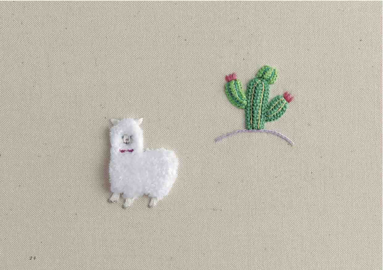 Cute 3D Embroidery Stamp Work Japanese Book embroidery stamp work - Japanese Craft Book