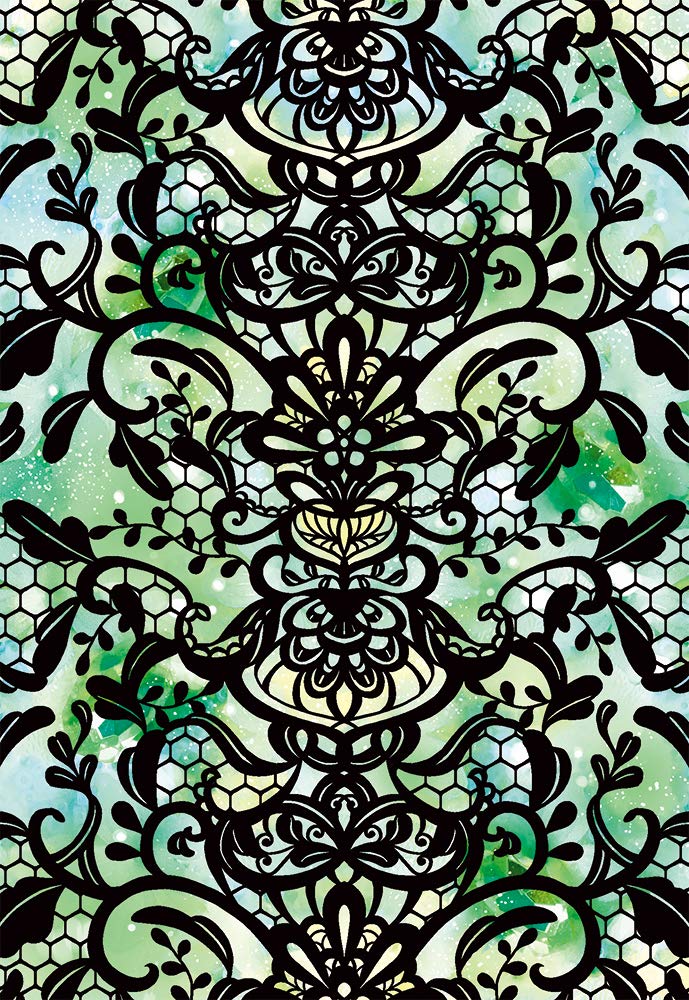 Scratch Art - Beautiful Lace scratch art Miyako Nonaka - Japanese Craft Book