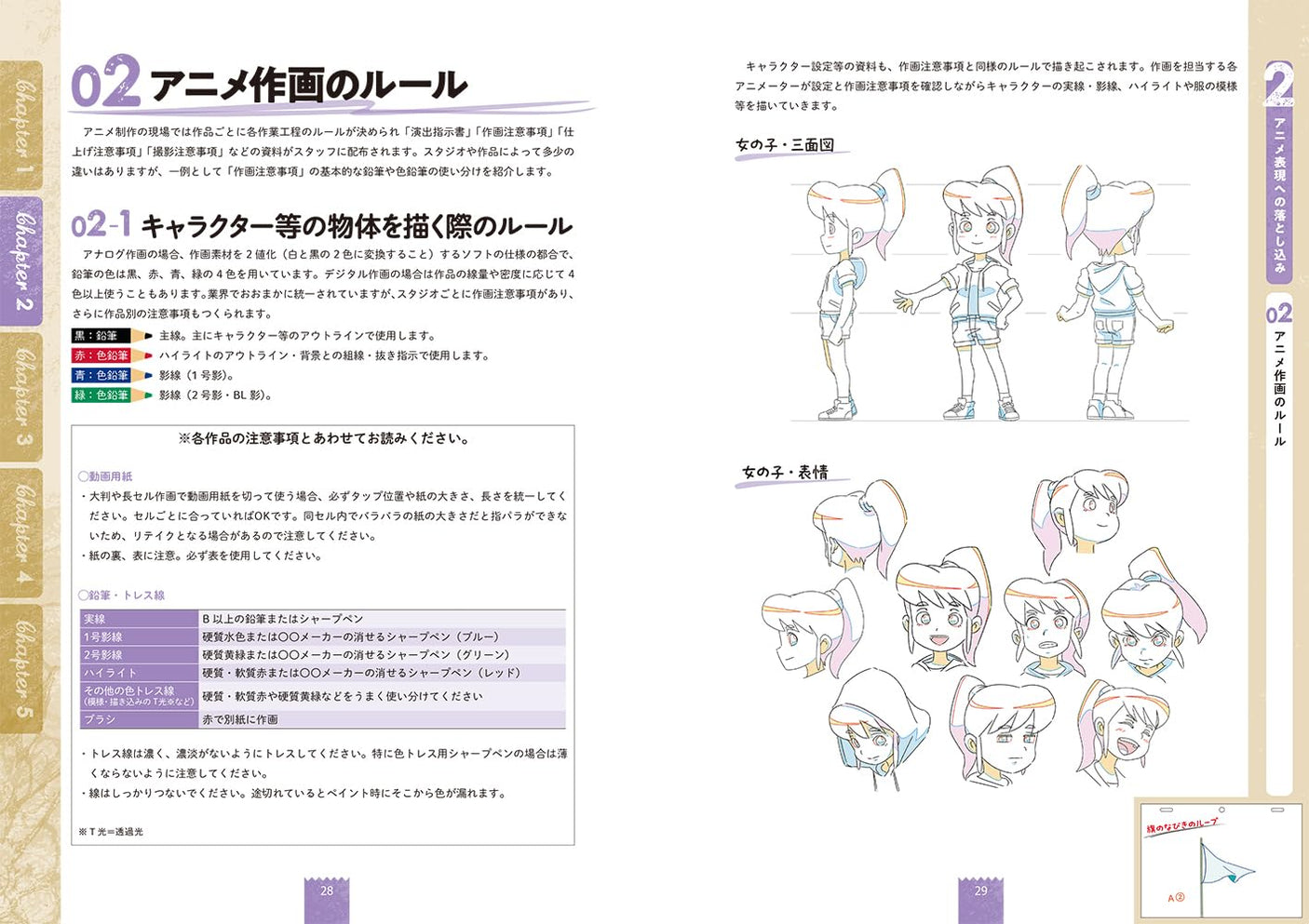 Effect drawing exploration notes Japanese Craft Book