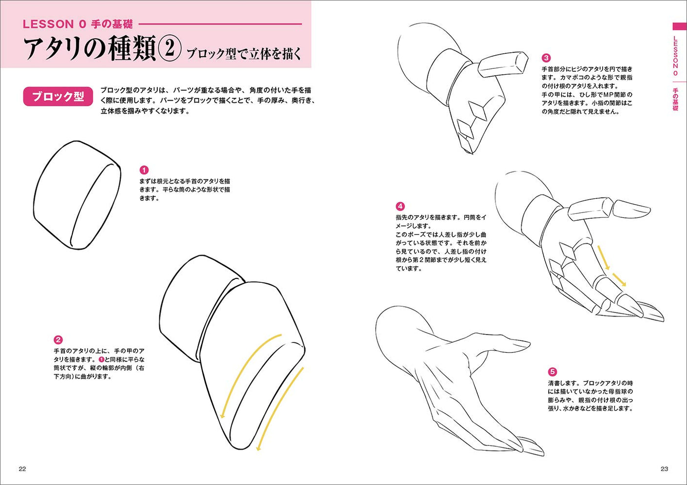 How to draw beautiful hands - Japanese Craft Book