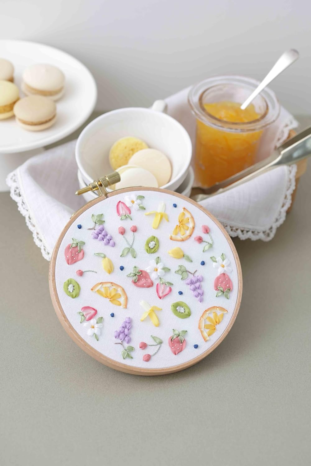 Extremely cute ribbon embroidery - Japanese Craft Book