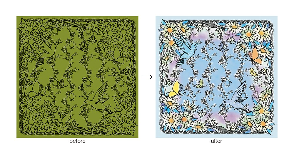 Gorgeous lace Japanese Craft Book scratch art - Japanese Craft Book