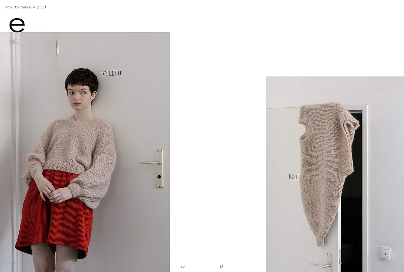 Funny shape knits Asuka Hamada Knit sweater knit cup scarf - Japanese Craft Book