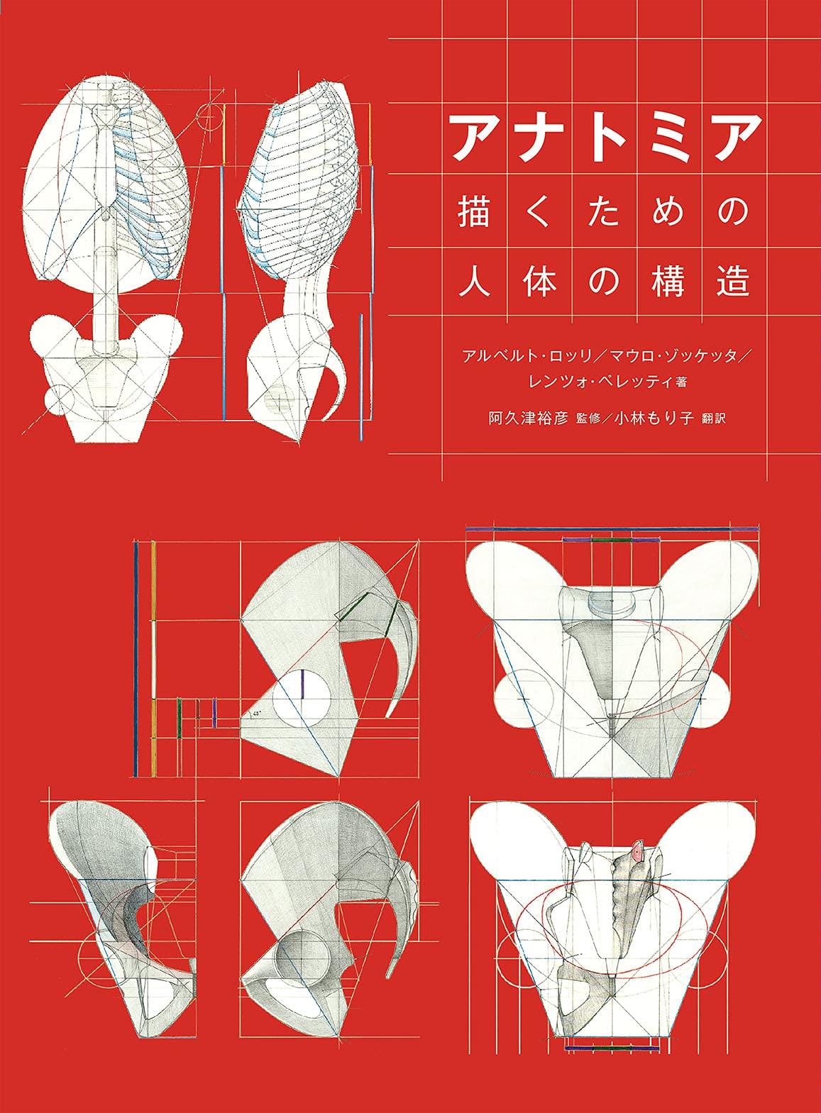Anatomia Human body structure for drawing - Japanese Craft Book