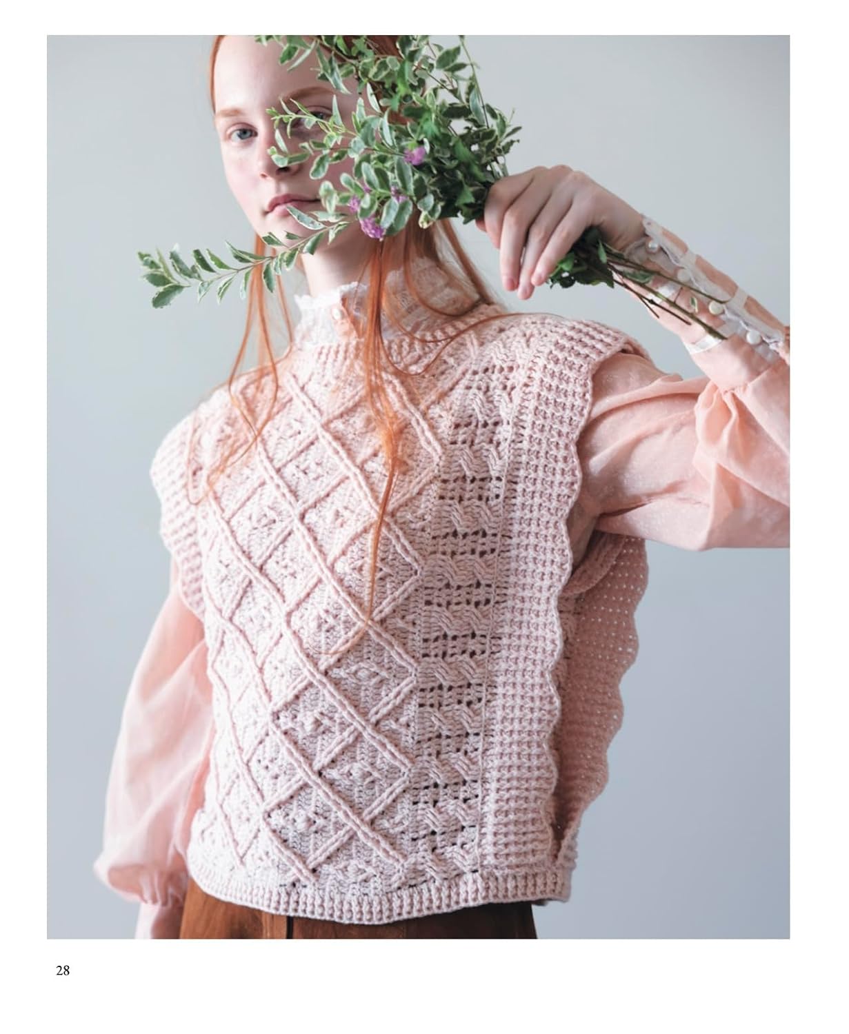 Adult Crochet Vest - Japanese Craft Book