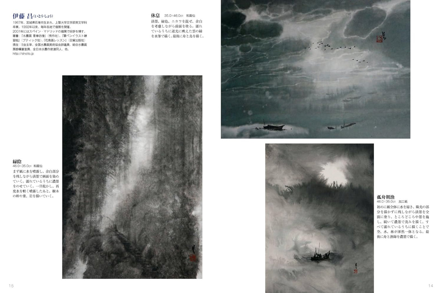 Discovery of Sumi Techniques: Painting Light (Ink Painting Competition Series - Discovery of Sumi Techniques) (Ink Painting Competition Series - Discovery of Sumi Techniques) Japanese Craft Book