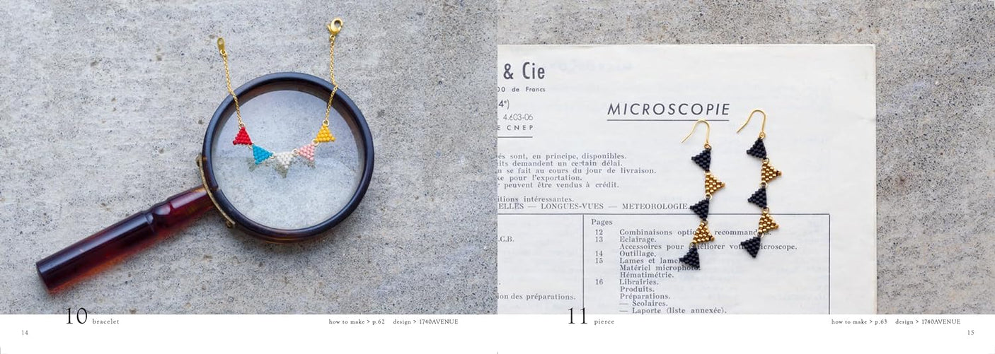 Small bead accessories that even beginners can make with a needle and thread. - Japanese Craft Book