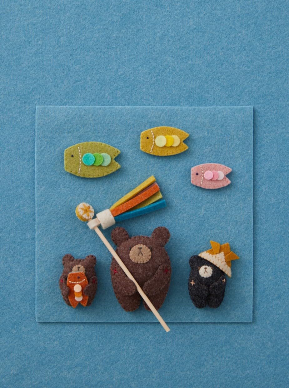 Enjoy the seasons with these cute felt mascots - Japanese Craft Book