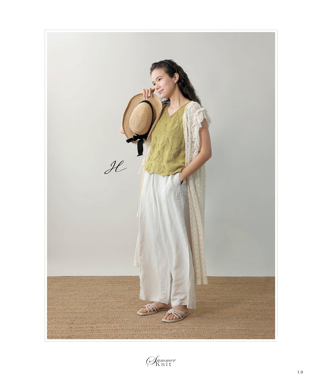 Knitted daily summer knits for adults - Japanese Craft Book