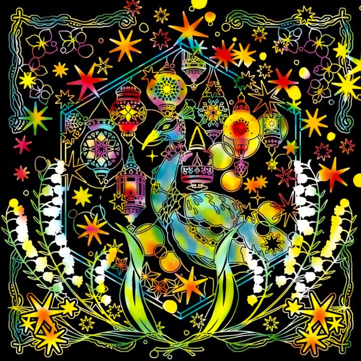 Fantasy Scratch Art by Shinobu Ohashi - Japanese Craft Book