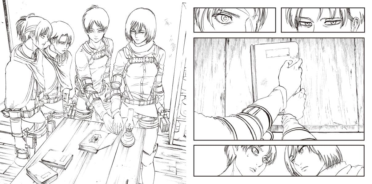 ATTACK ON TITAN COLORING BOOK OUR FIGHTS - Japanese Coloring Book