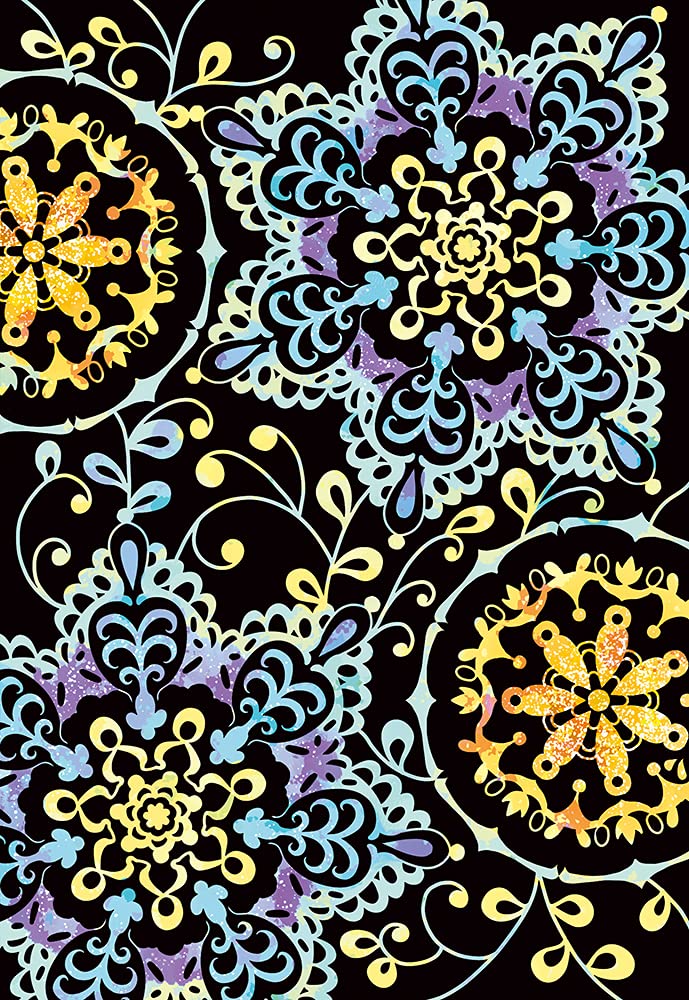 Scratch art to regulate the autonomic nervous system: Sarasa pattern Miyako Nonaka - Japanese Craft Book