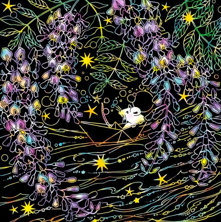 Fantasy Scratch Art by Shinobu Ohashi - Japanese Craft Book