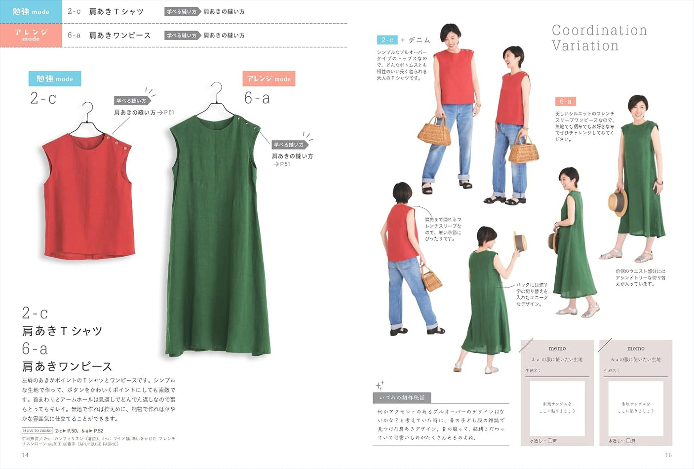 My go-to clothes: How to make clothes that you can wear for a long time (Heart Warming Life Series) - Japanese Craft Book