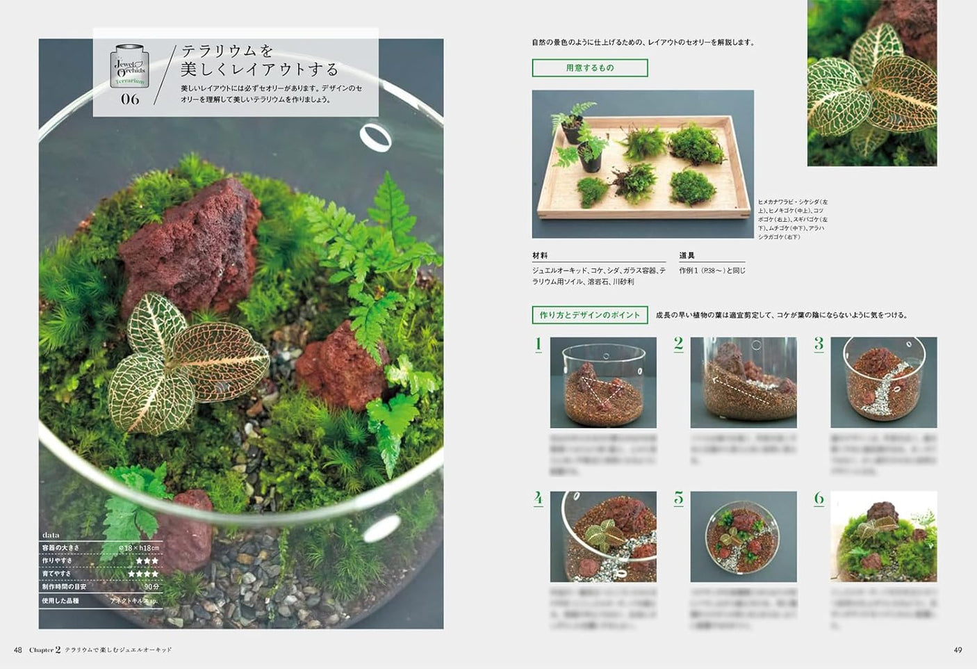 Jewel Orchid (Forest jewels to enjoy in your room)- Japanese craft book