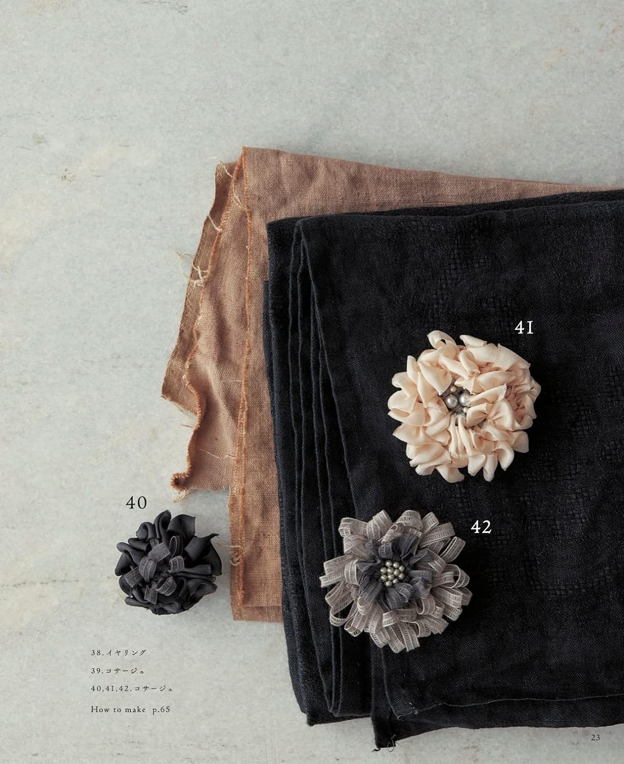 Crochet plant motif accessories - Japanese Craft Book