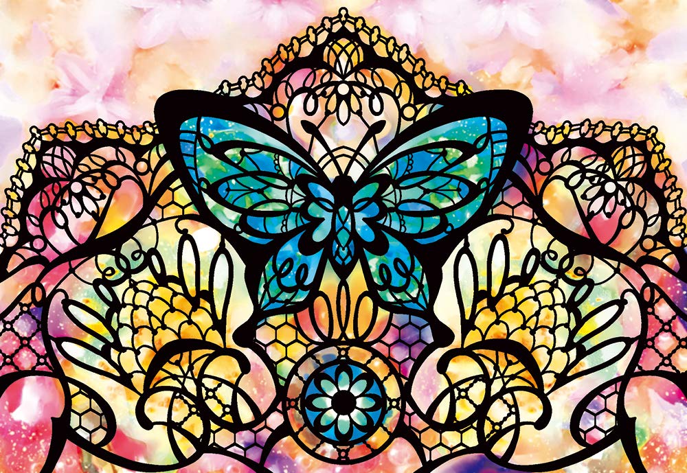 Scratch Art - Beautiful Lace scratch art Miyako Nonaka - Japanese Craft Book