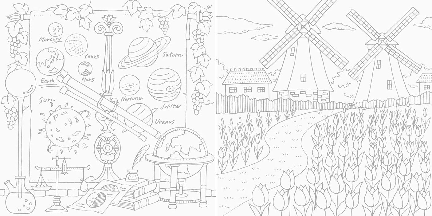 Eriy Tracing around the world - A journey to enjoy history - Japanese coloring Book